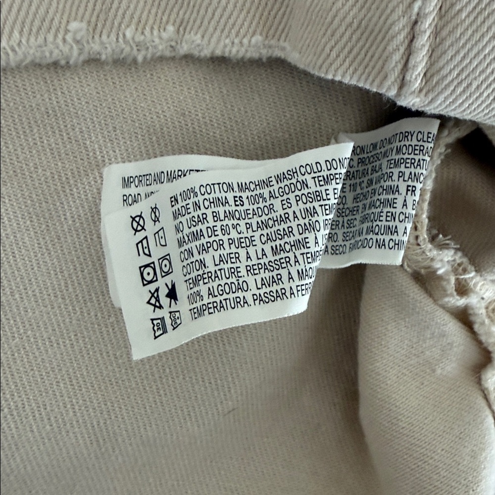 Forever 21 Beige Distressed Denim Jacket - Picture 9 of 9